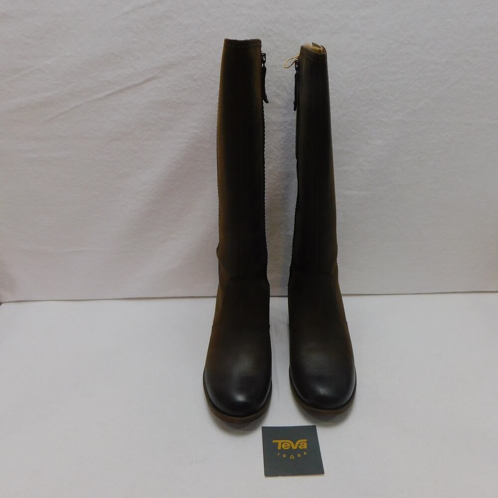 Teva Anaya Chelsea Tall Waterproof Leather Boots Women's Size 7.5 - Picture 4 of 12